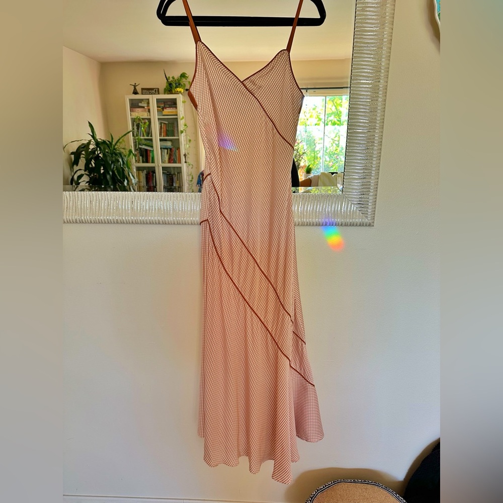 DKNY Asymmetrical Pink Dress
